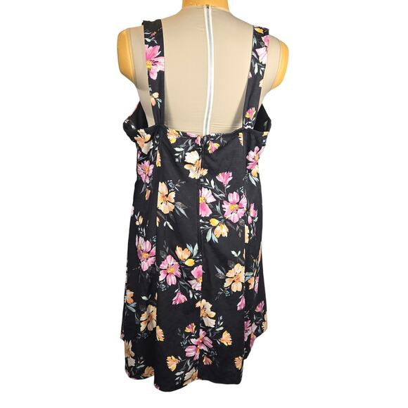 Trixxi Womens 2X Sun Dress Knee Length Floral Romantic Feminine Cottagecore Chic - Picture 4 of 12